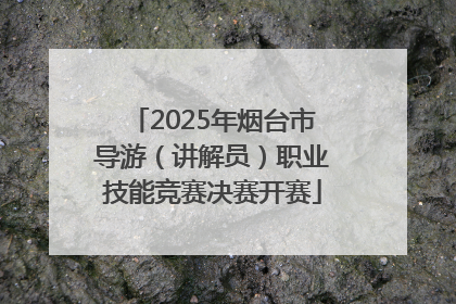 2025年烟台市导游（讲解员）职业技能竞赛决赛开赛