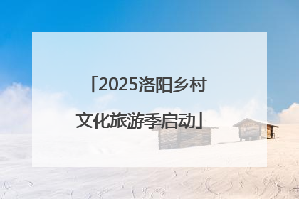 2025洛阳乡村文化旅游季启动