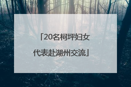 20名柯坪妇女代表赴湖州交流