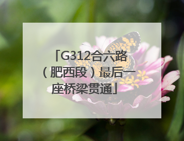 G312合六路（肥西段）最后一座桥梁贯通